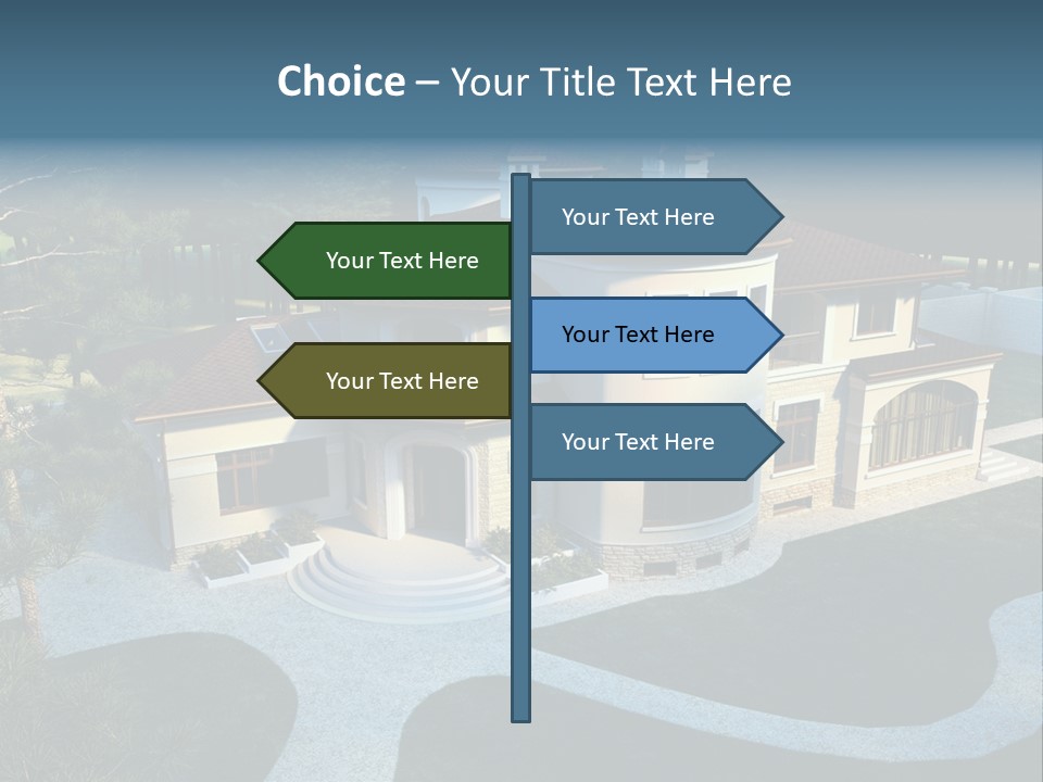 Grass Exterior Real PowerPoint Template