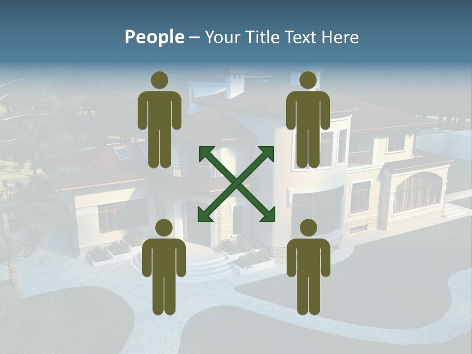 Grass Exterior Real PowerPoint Template