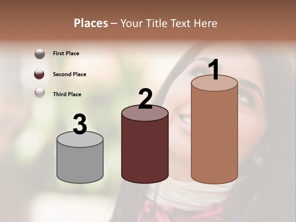 Adult Female Hispanic PowerPoint Template