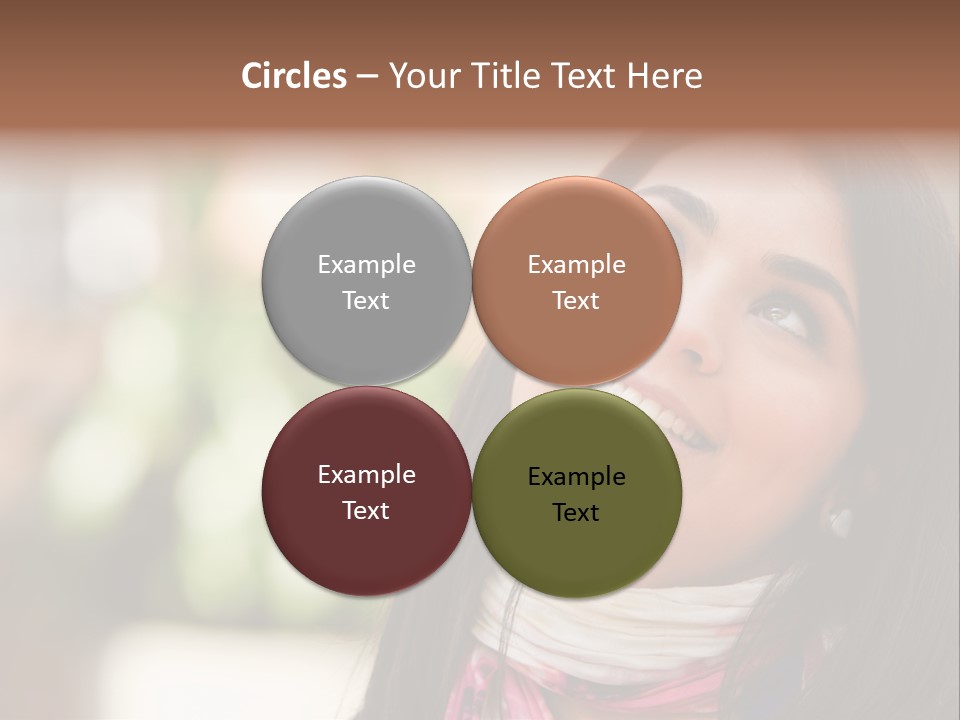 Adult Female Hispanic PowerPoint Template