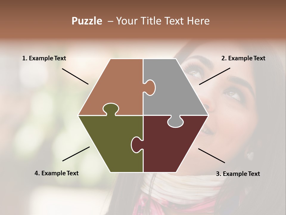 Adult Female Hispanic PowerPoint Template