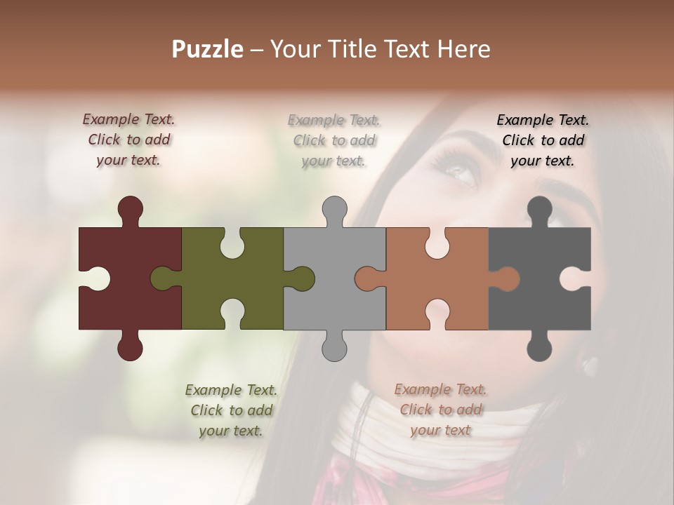 Adult Female Hispanic PowerPoint Template