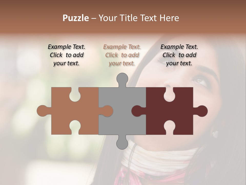 Adult Female Hispanic PowerPoint Template