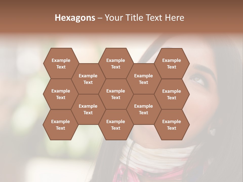 Adult Female Hispanic PowerPoint Template