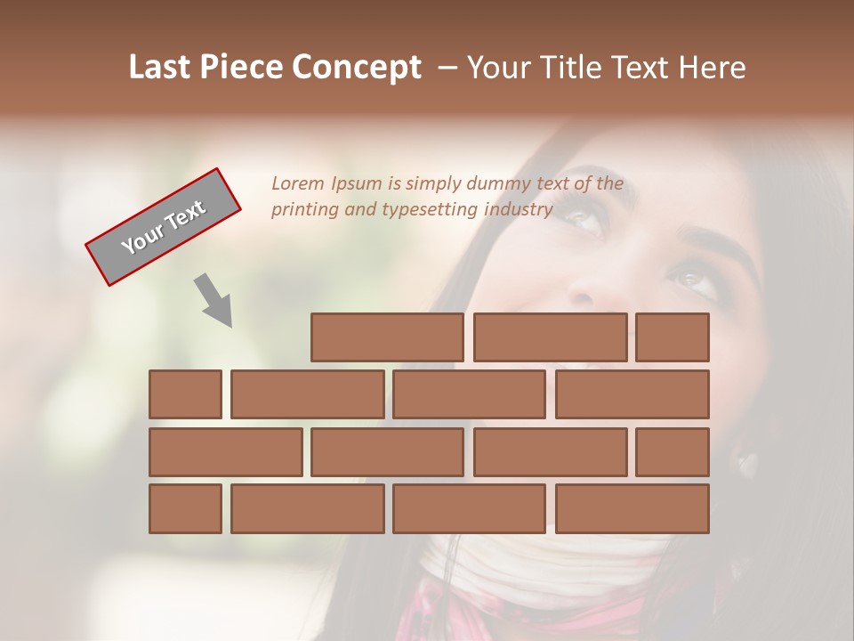 Adult Female Hispanic PowerPoint Template