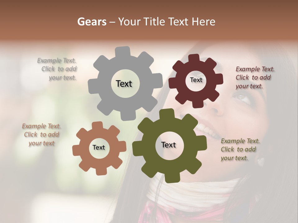 Adult Female Hispanic PowerPoint Template