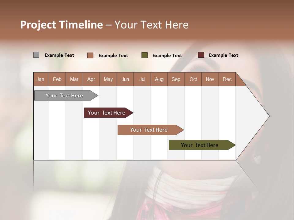 Adult Female Hispanic PowerPoint Template