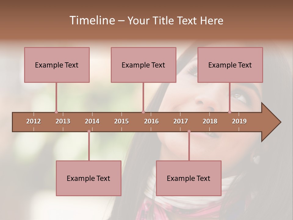 Adult Female Hispanic PowerPoint Template