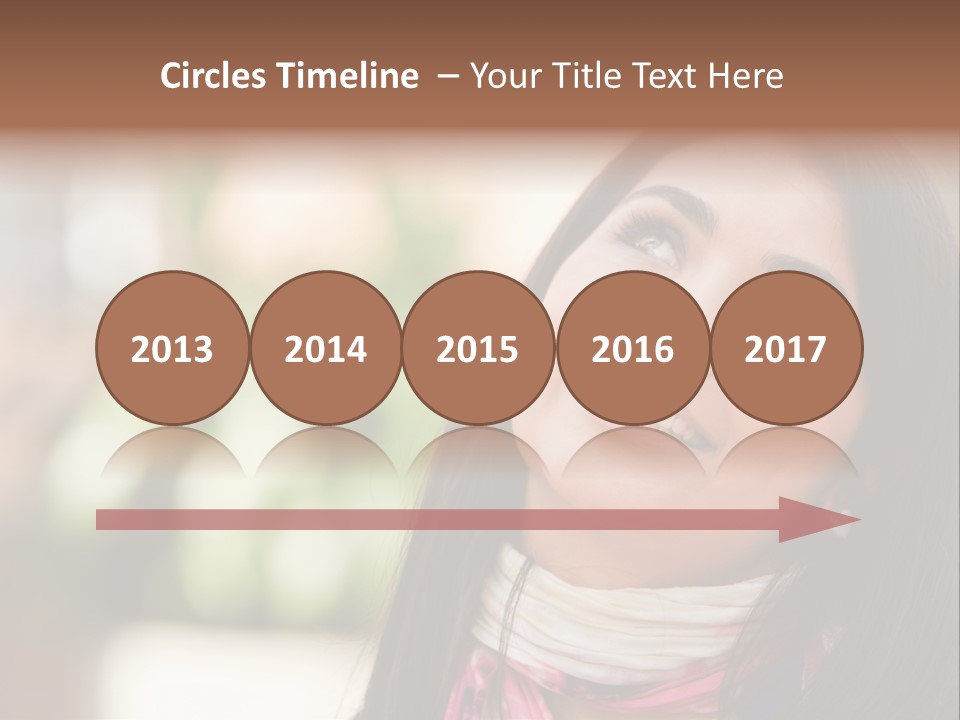 Adult Female Hispanic PowerPoint Template