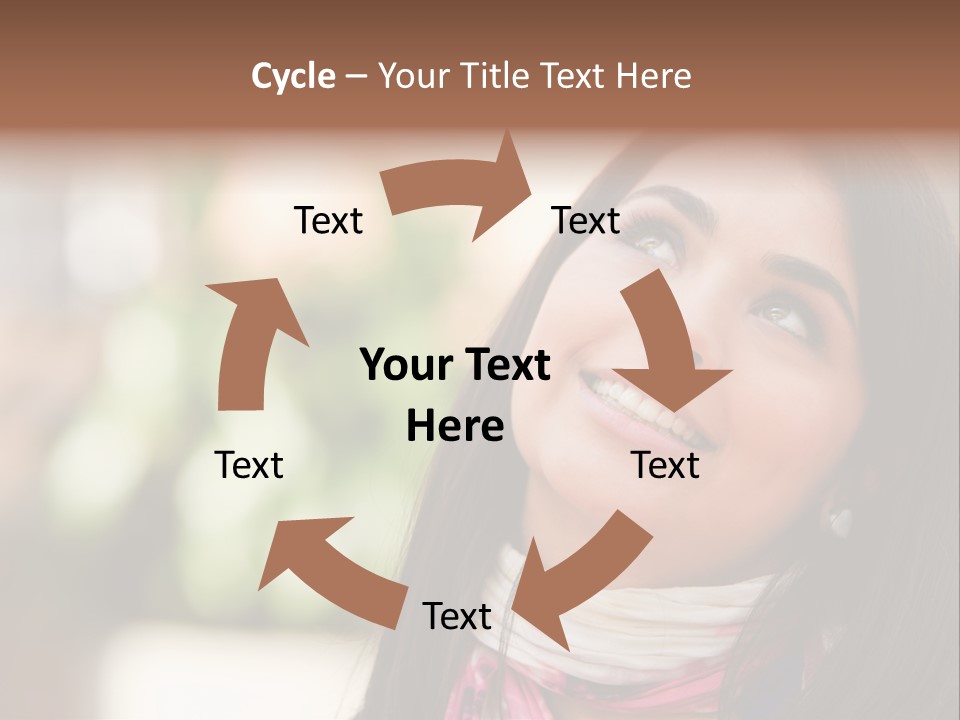 Adult Female Hispanic PowerPoint Template