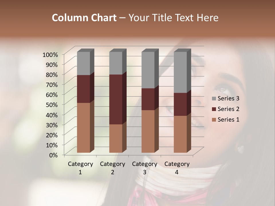 Adult Female Hispanic PowerPoint Template