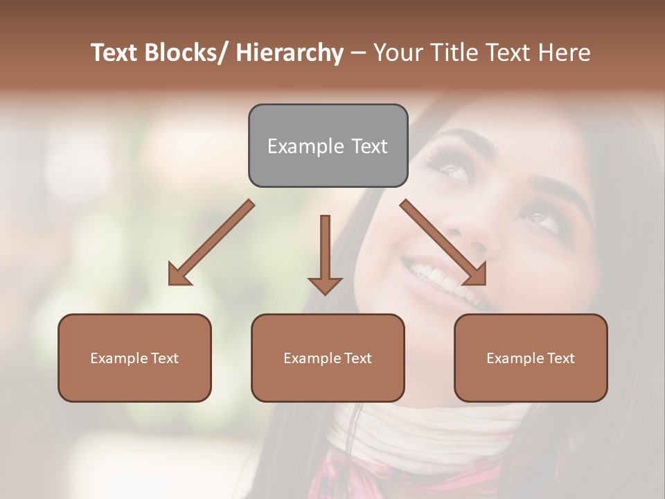 Adult Female Hispanic PowerPoint Template