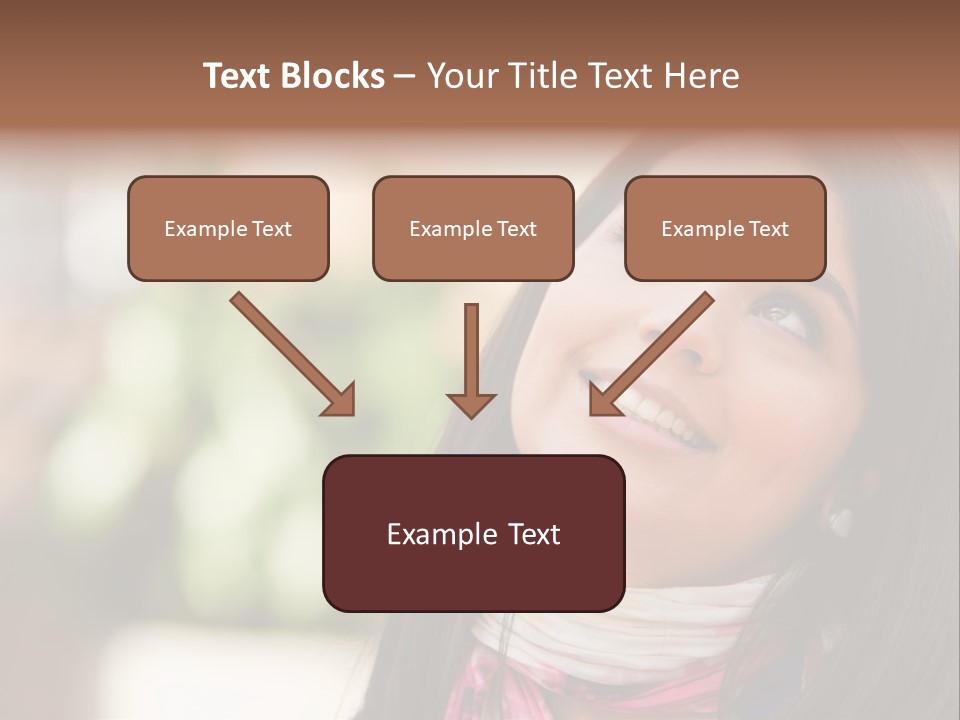 Adult Female Hispanic PowerPoint Template