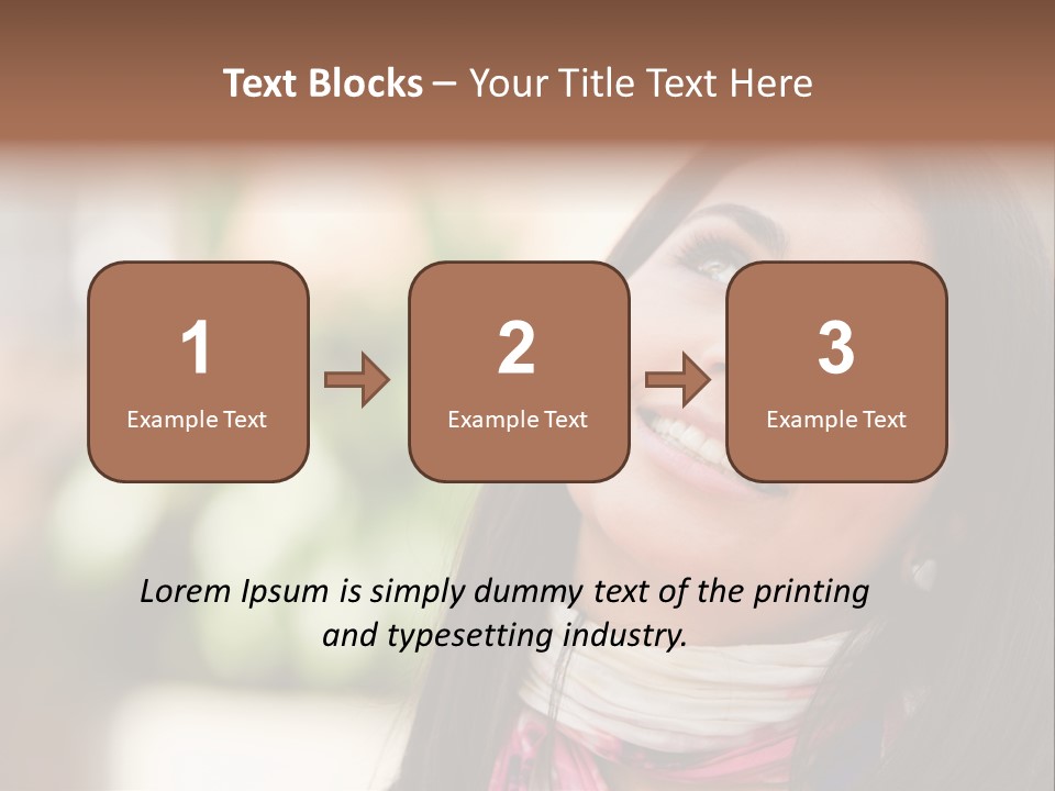 Adult Female Hispanic PowerPoint Template