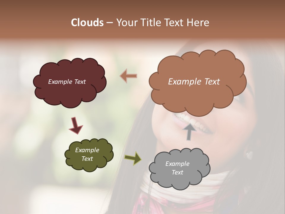 Adult Female Hispanic PowerPoint Template