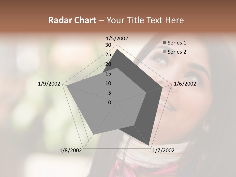 Adult Female Hispanic PowerPoint Template