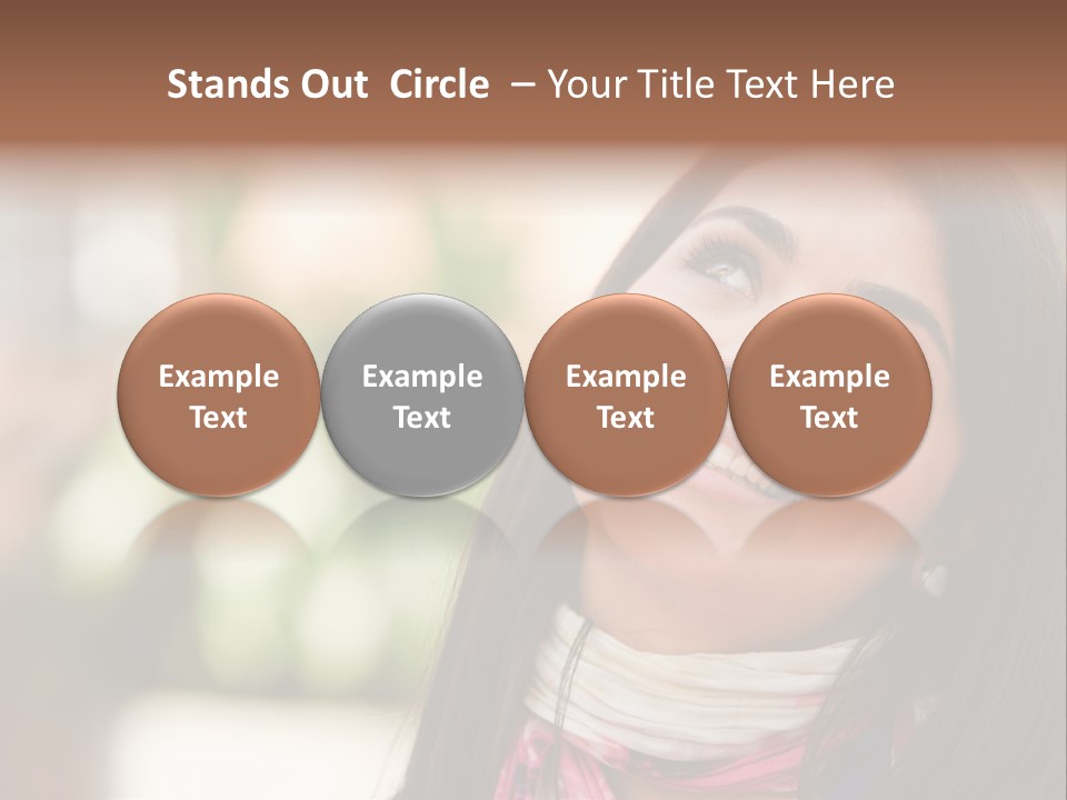 Adult Female Hispanic PowerPoint Template