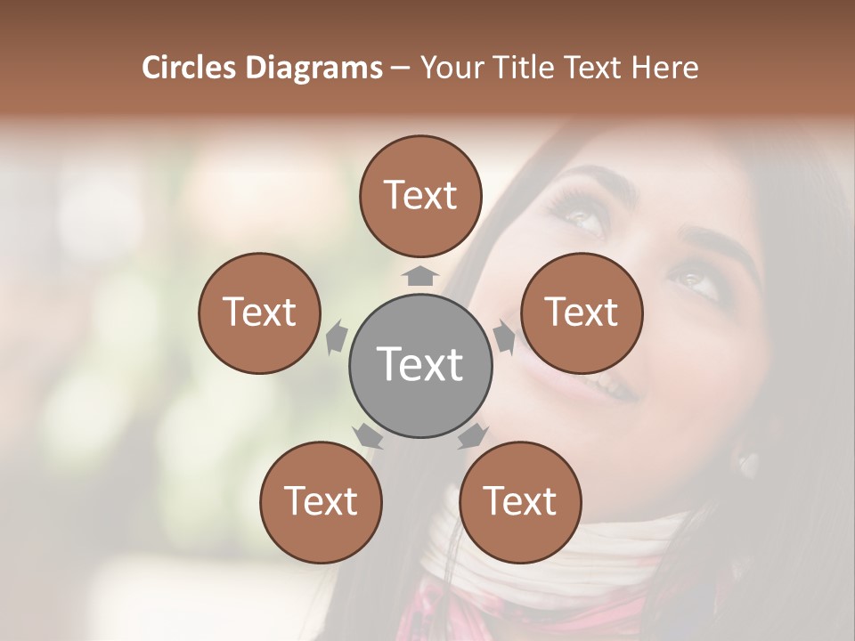 Adult Female Hispanic PowerPoint Template