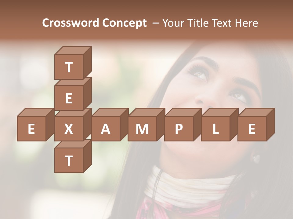 Adult Female Hispanic PowerPoint Template