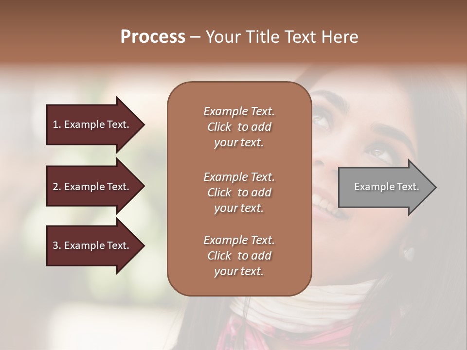 Adult Female Hispanic PowerPoint Template