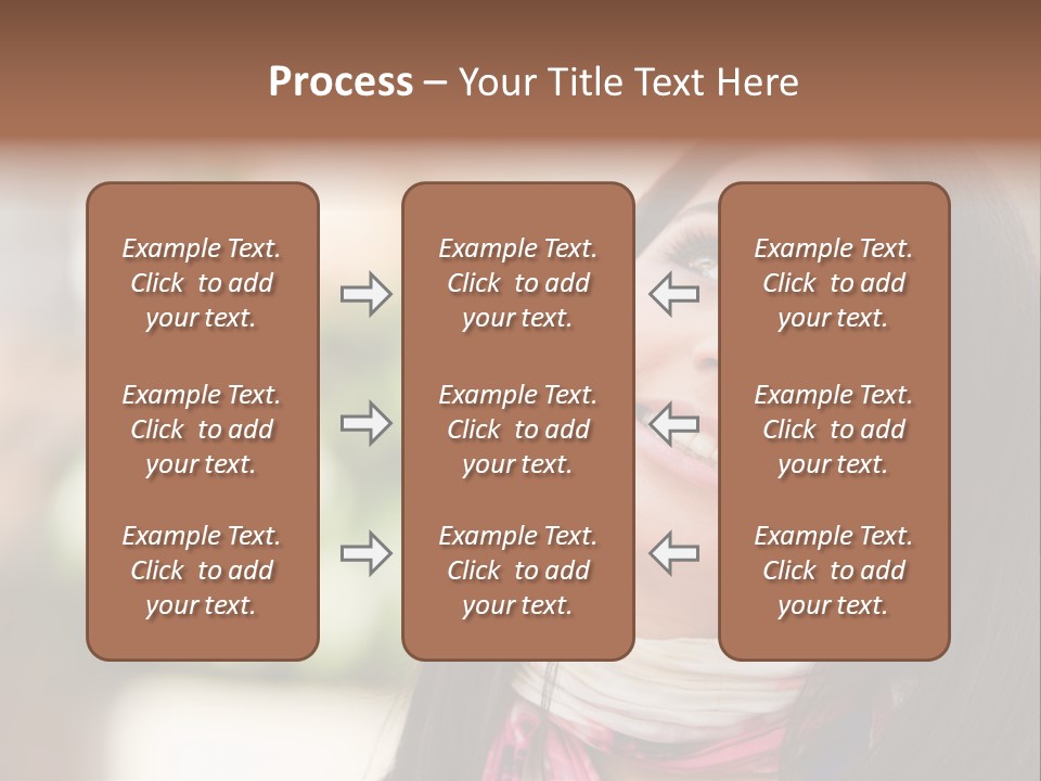 Adult Female Hispanic PowerPoint Template