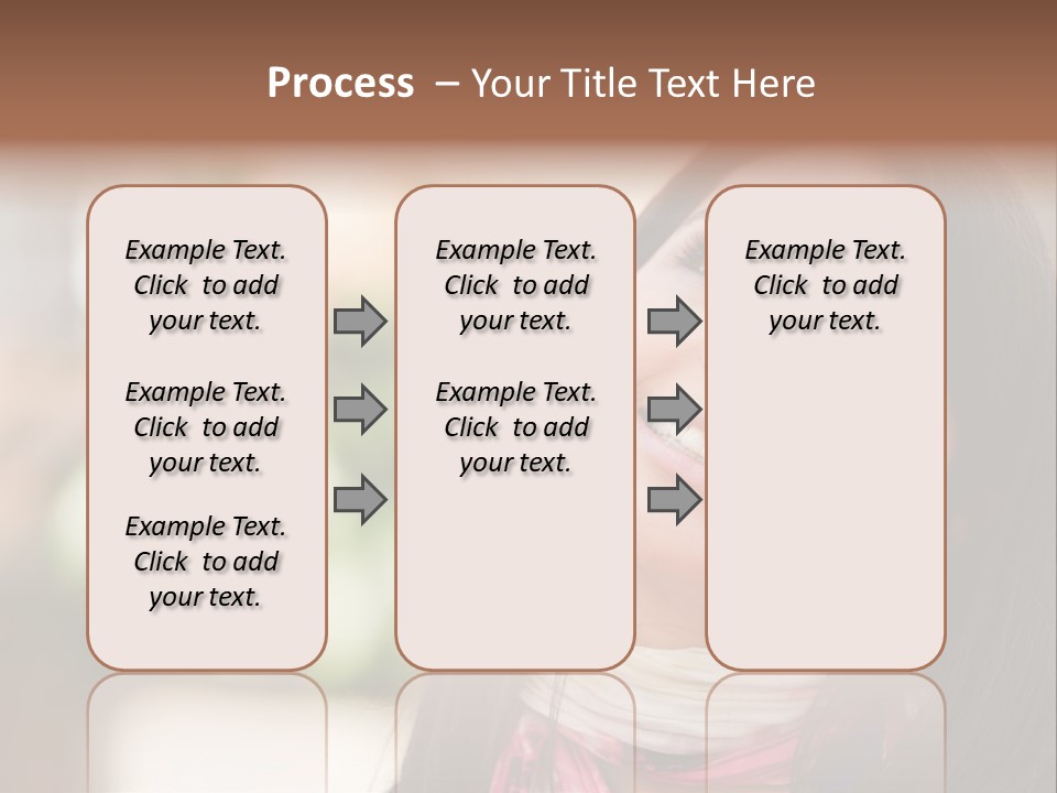 Adult Female Hispanic PowerPoint Template