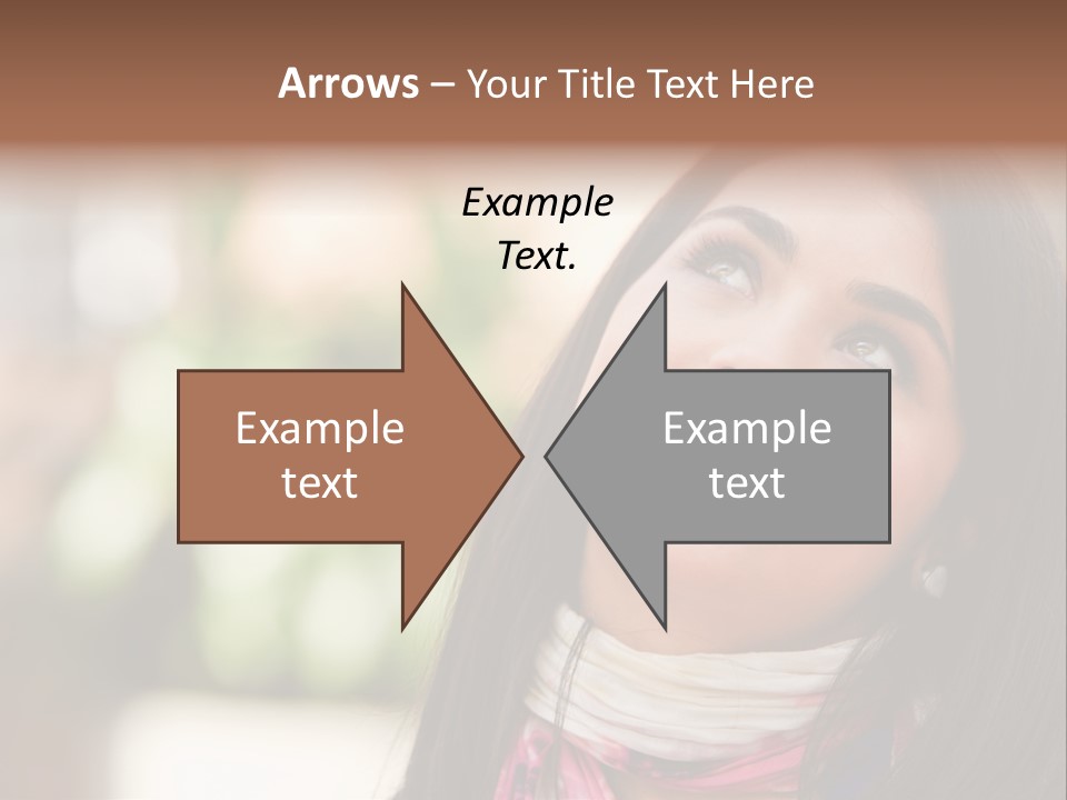 Adult Female Hispanic PowerPoint Template