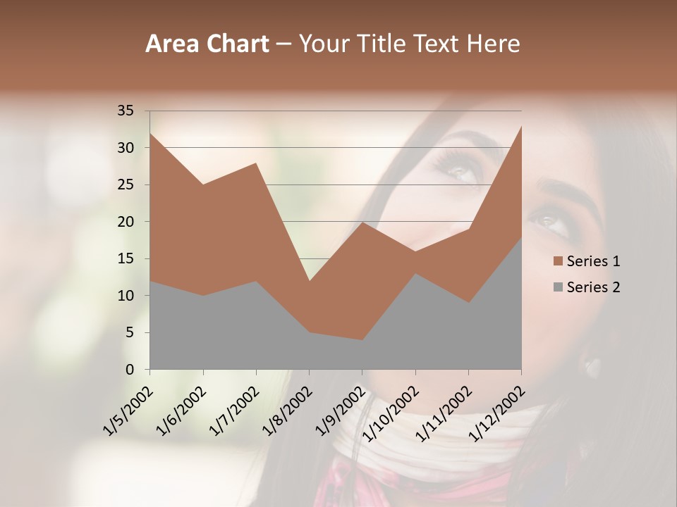 Adult Female Hispanic PowerPoint Template