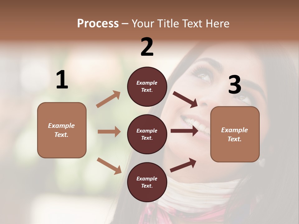 Adult Female Hispanic PowerPoint Template