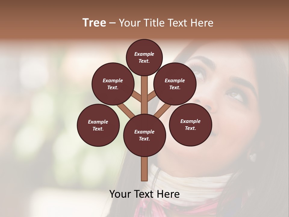 Adult Female Hispanic PowerPoint Template
