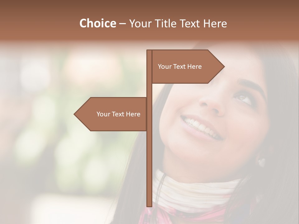 Adult Female Hispanic PowerPoint Template