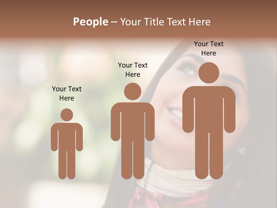 Adult Female Hispanic PowerPoint Template