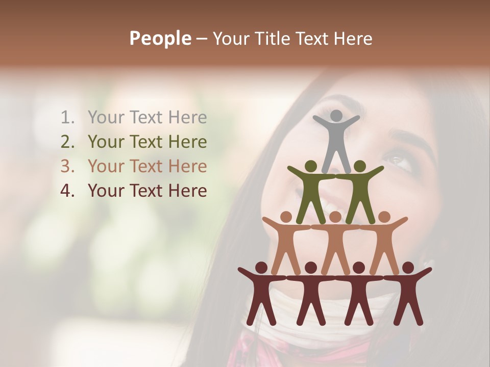 Adult Female Hispanic PowerPoint Template