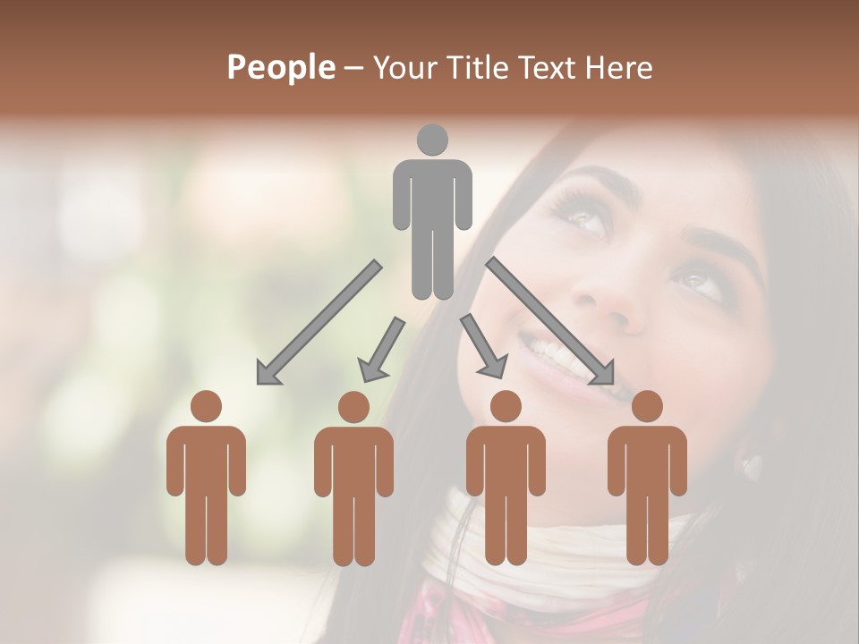Adult Female Hispanic PowerPoint Template