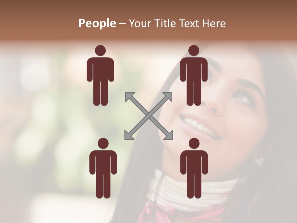 Adult Female Hispanic PowerPoint Template