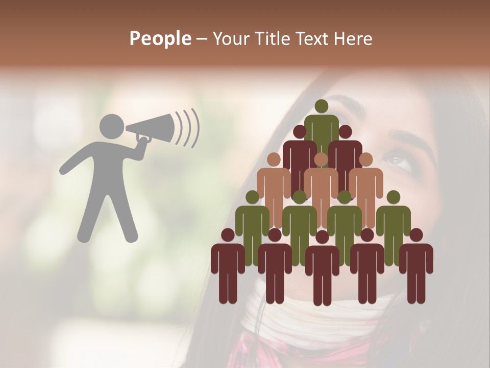 Adult Female Hispanic PowerPoint Template