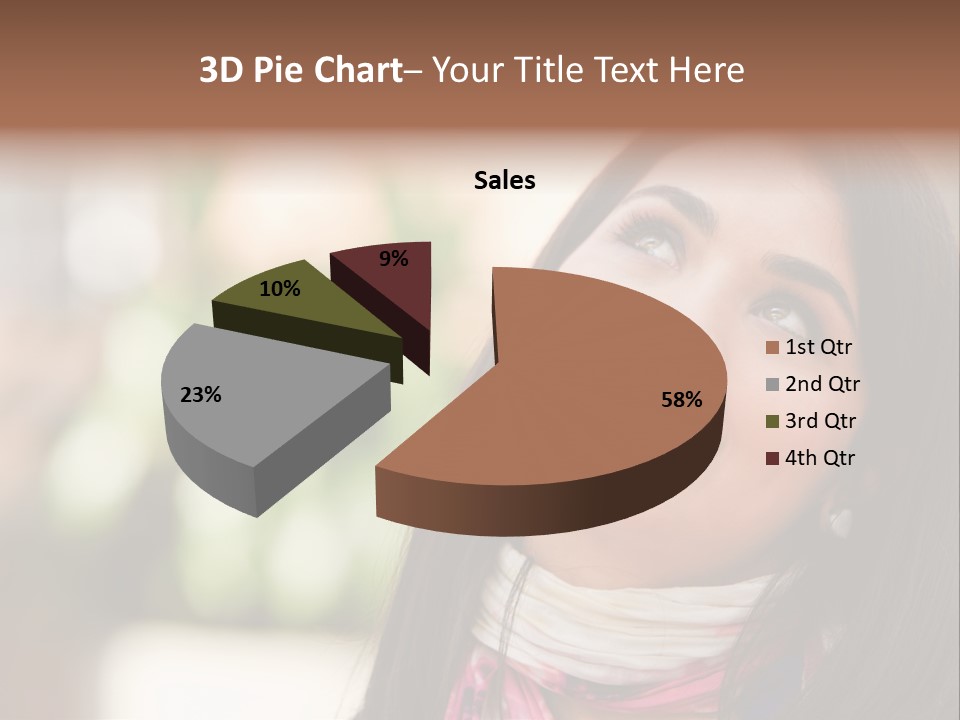 Adult Female Hispanic PowerPoint Template