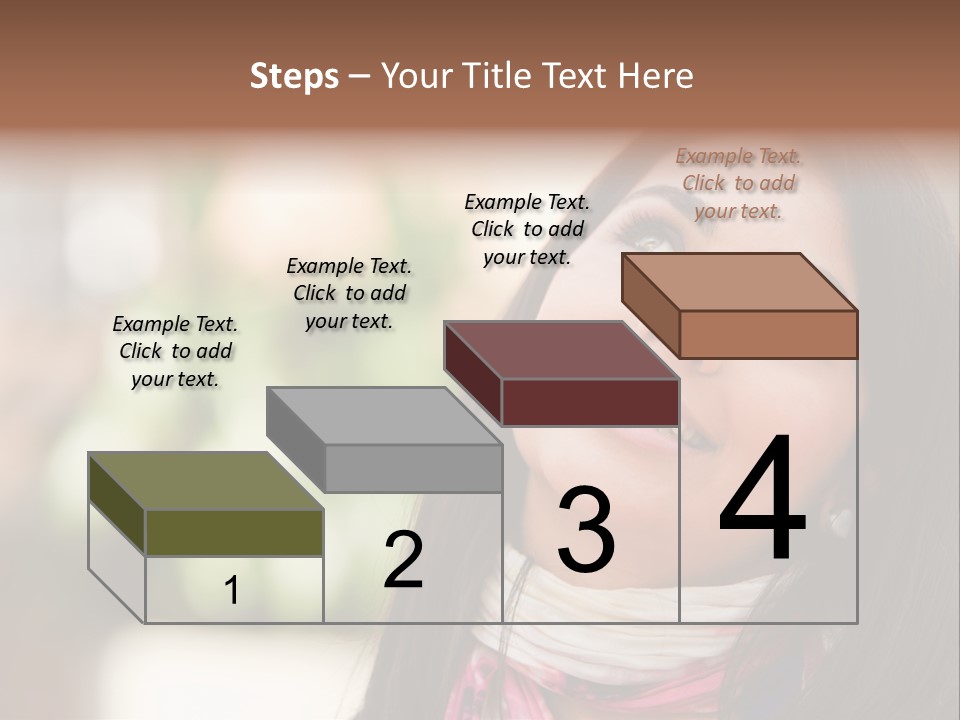 Adult Female Hispanic PowerPoint Template