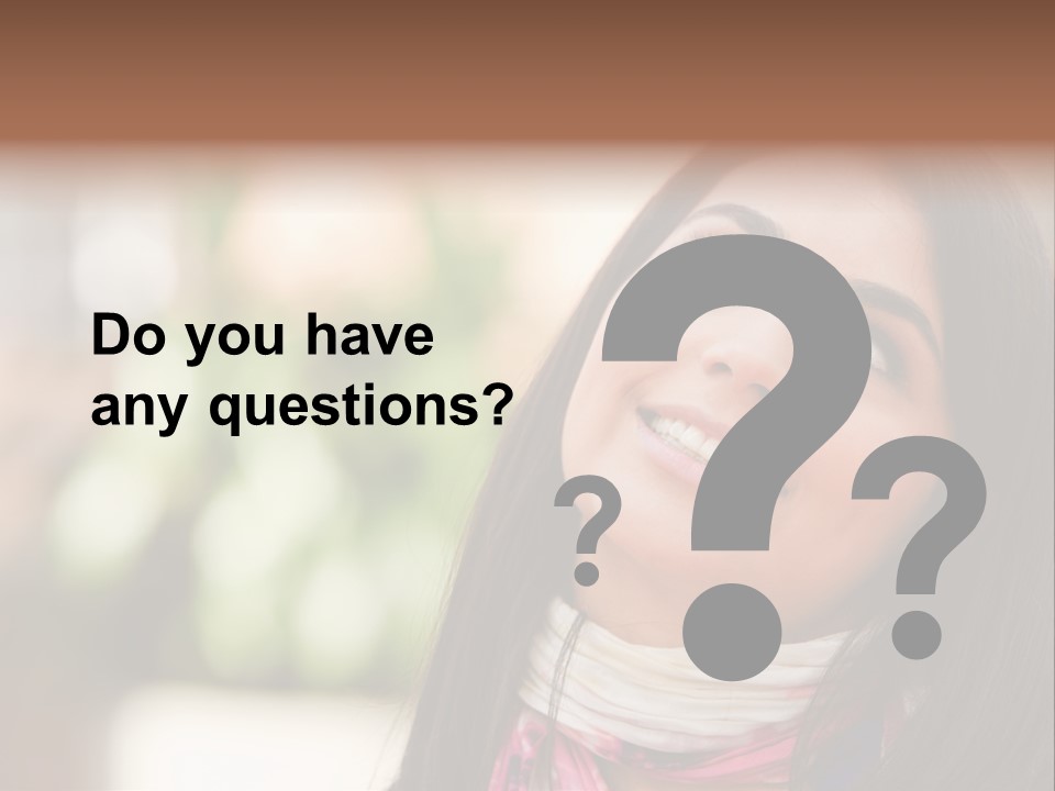 Adult Female Hispanic PowerPoint Template