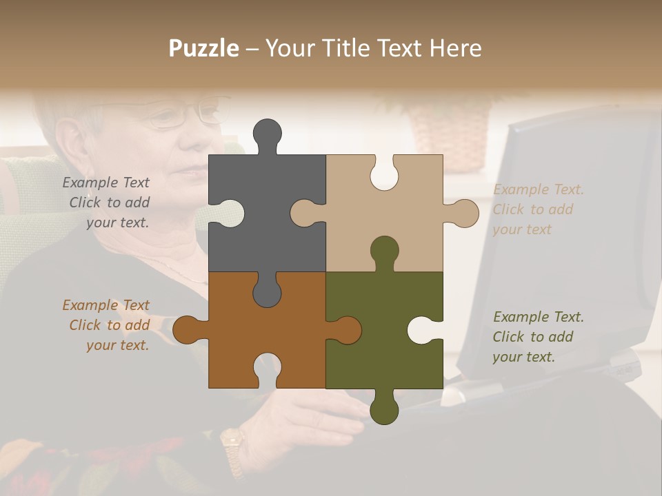 Boomer Active Laptop PowerPoint Template