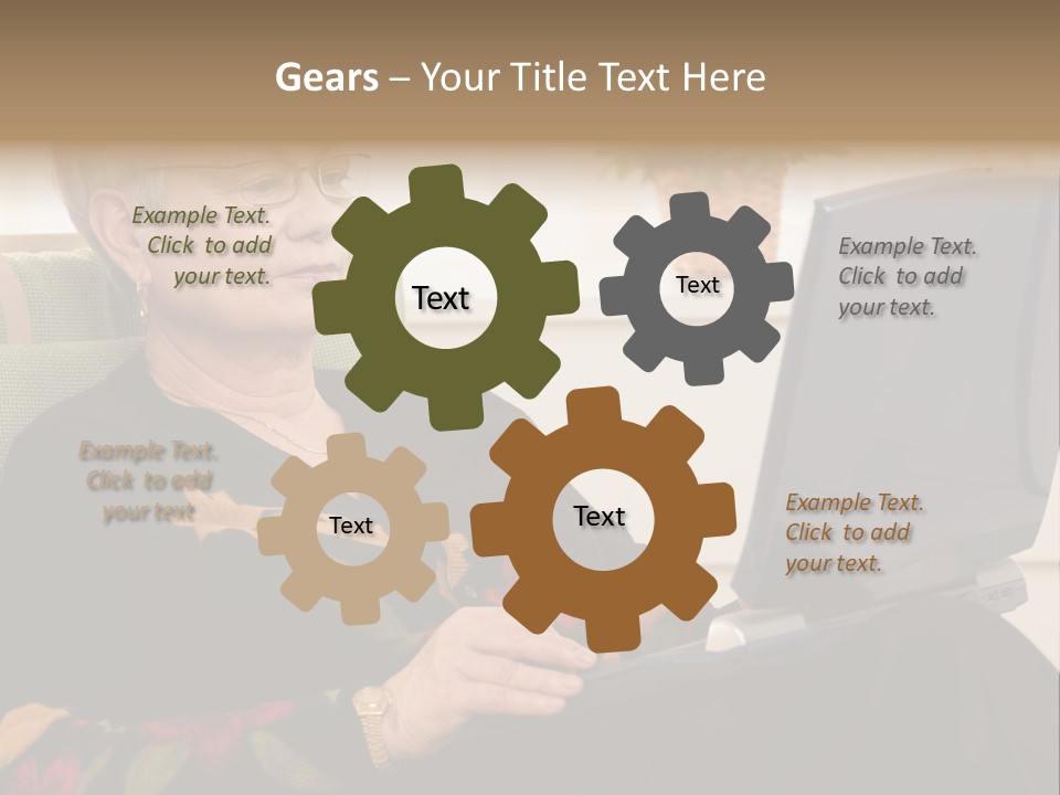 Boomer Active Laptop PowerPoint Template