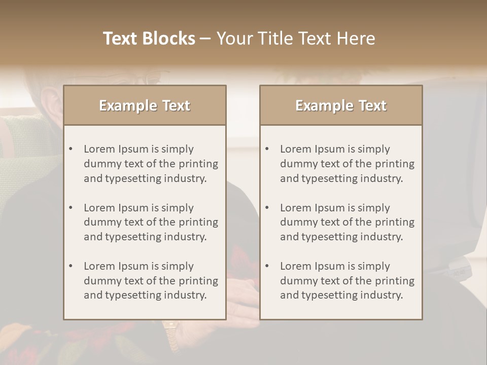 Boomer Active Laptop PowerPoint Template
