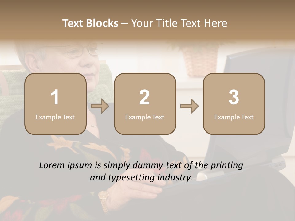 Boomer Active Laptop PowerPoint Template