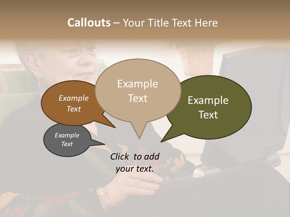 Boomer Active Laptop PowerPoint Template