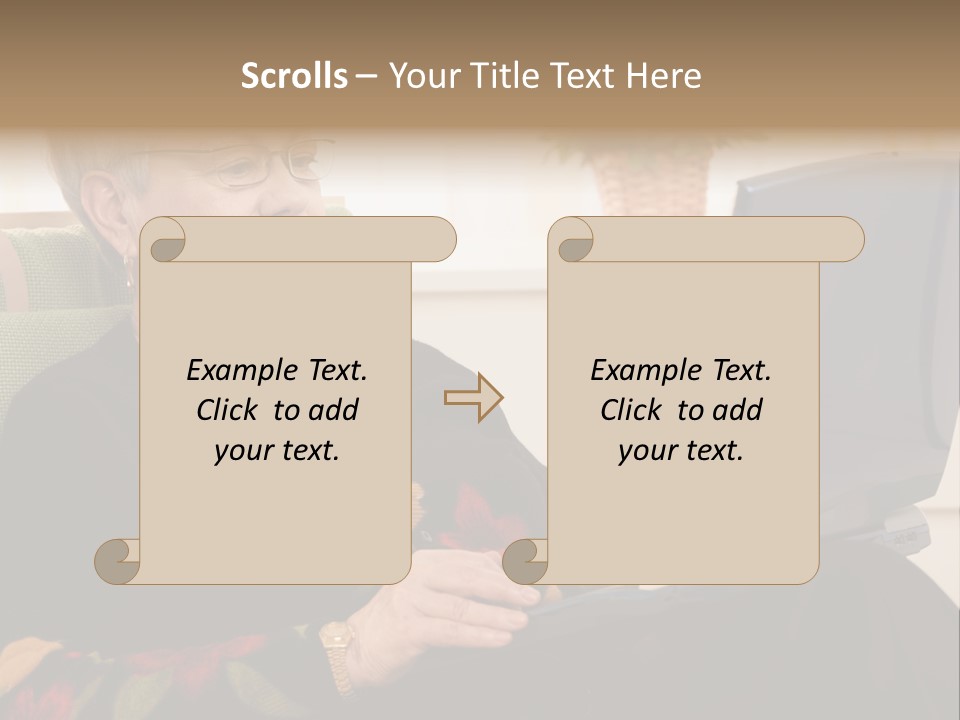 Boomer Active Laptop PowerPoint Template
