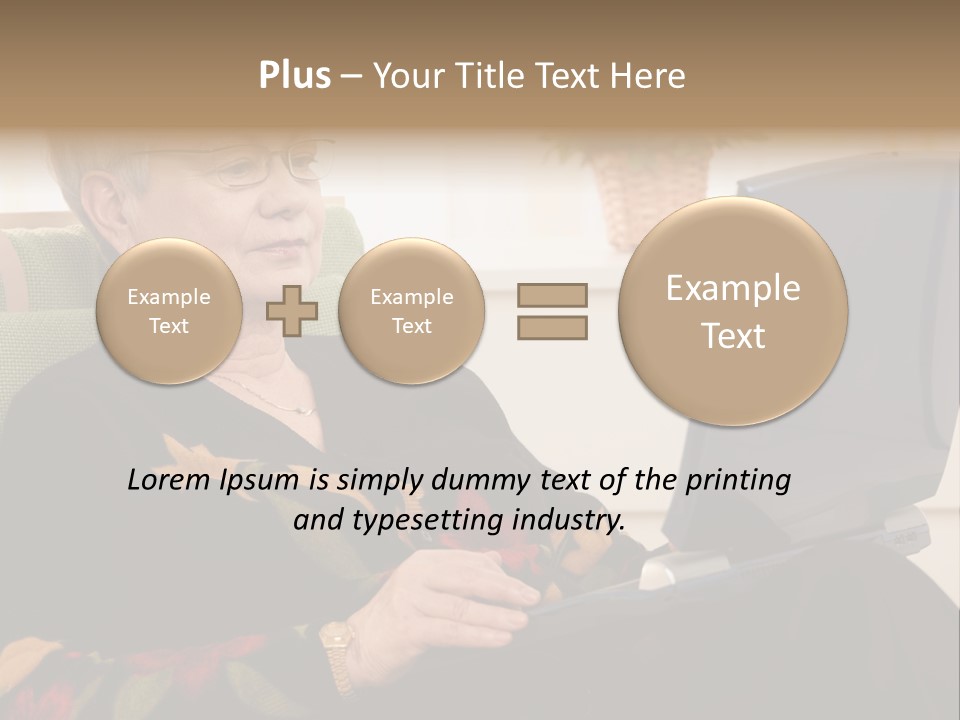 Boomer Active Laptop PowerPoint Template