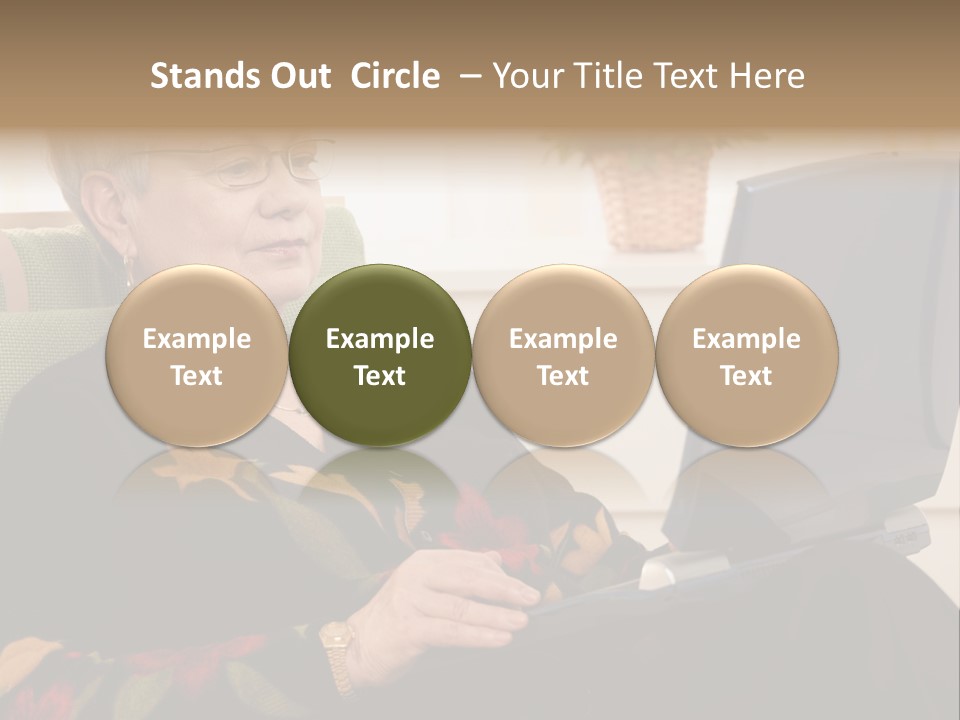 Boomer Active Laptop PowerPoint Template