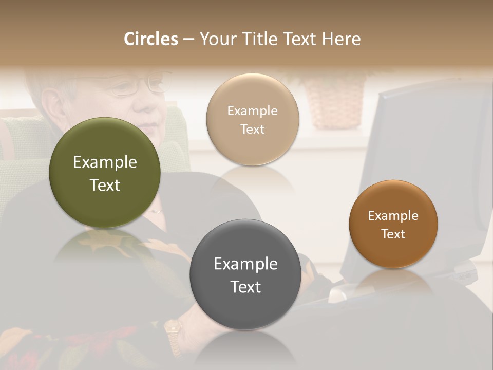 Boomer Active Laptop PowerPoint Template