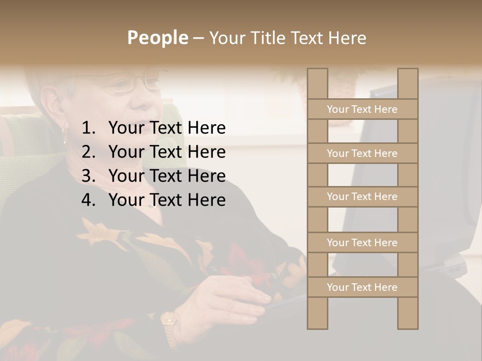 Boomer Active Laptop PowerPoint Template