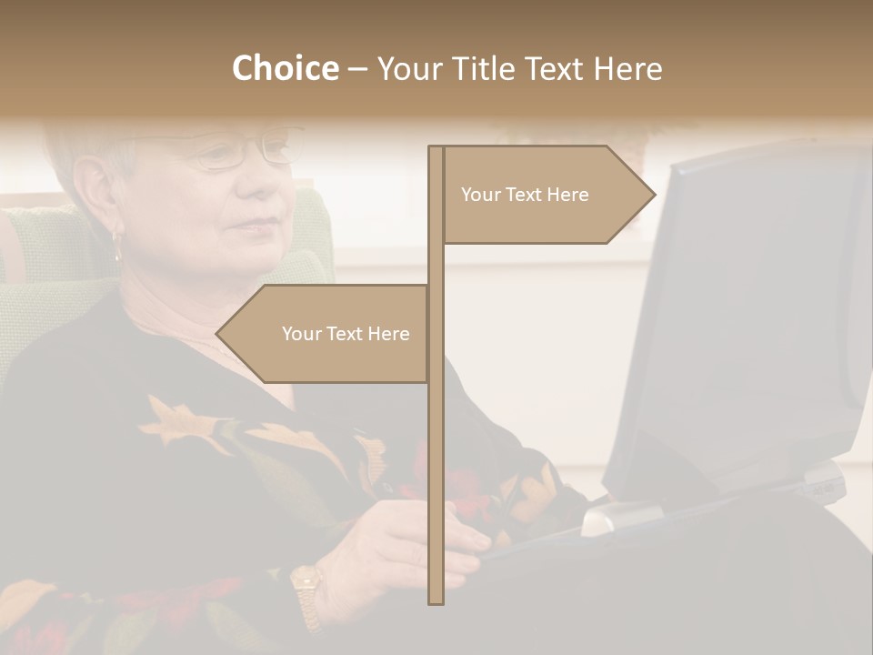 Boomer Active Laptop PowerPoint Template